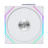 Lian Li UNI Fan TL 120 Wireless - Reverse Blade - Controller Not Included - Seamless Wireless Control Fan w/ LCP Fan Blade - Daisy-Chained Style - Customizable RGB LEDs - Single Pack - White (12RTL1W1W) | SKU FAN-TW1WR