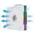 Lian Li UNI Fan TL 120 Wireless - Reverse Blade - Controller Not Included - Seamless Wireless Control Fan w/ LCP Fan Blade - Daisy-Chained Style - Customizable RGB LEDs - Single Pack - White (12RTL1W1W) | SKU FAN-TW1WR