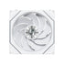 Lian Li UNI Fan TL 120 Wireless - Reverse Blade - Controller Not Included - Seamless Wireless Control Fan w/ LCP Fan Blade - Daisy-Chained Style - Customizable RGB LEDs - Single Pack - White (12RTL1W1W) | SKU FAN-TW1WR