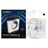 Lian Li UNI Fan TL 120 Wireless - Controller Not Included - Seamless Wireless Control Fan with Daisy-Chain Design - LCP Fan Blade - 26 Customizable RGB LEDs - Single Pack - White (12TL1W1W) | SKU FAN-TW1W