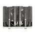 SilverStone SST-XE02-SP5B 2U small form factor server/workstation CPU cooler for AMD SP5 sockets | SKU FAN-XE2P5B