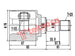 Inner CV Joint Ford Bantam Ikon Laser Ka Escort Mazda Rustler Fd8030