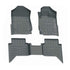 Rubber Floor Mats for Ford Ranger Wildtrak 2014-2022 (3pc set)