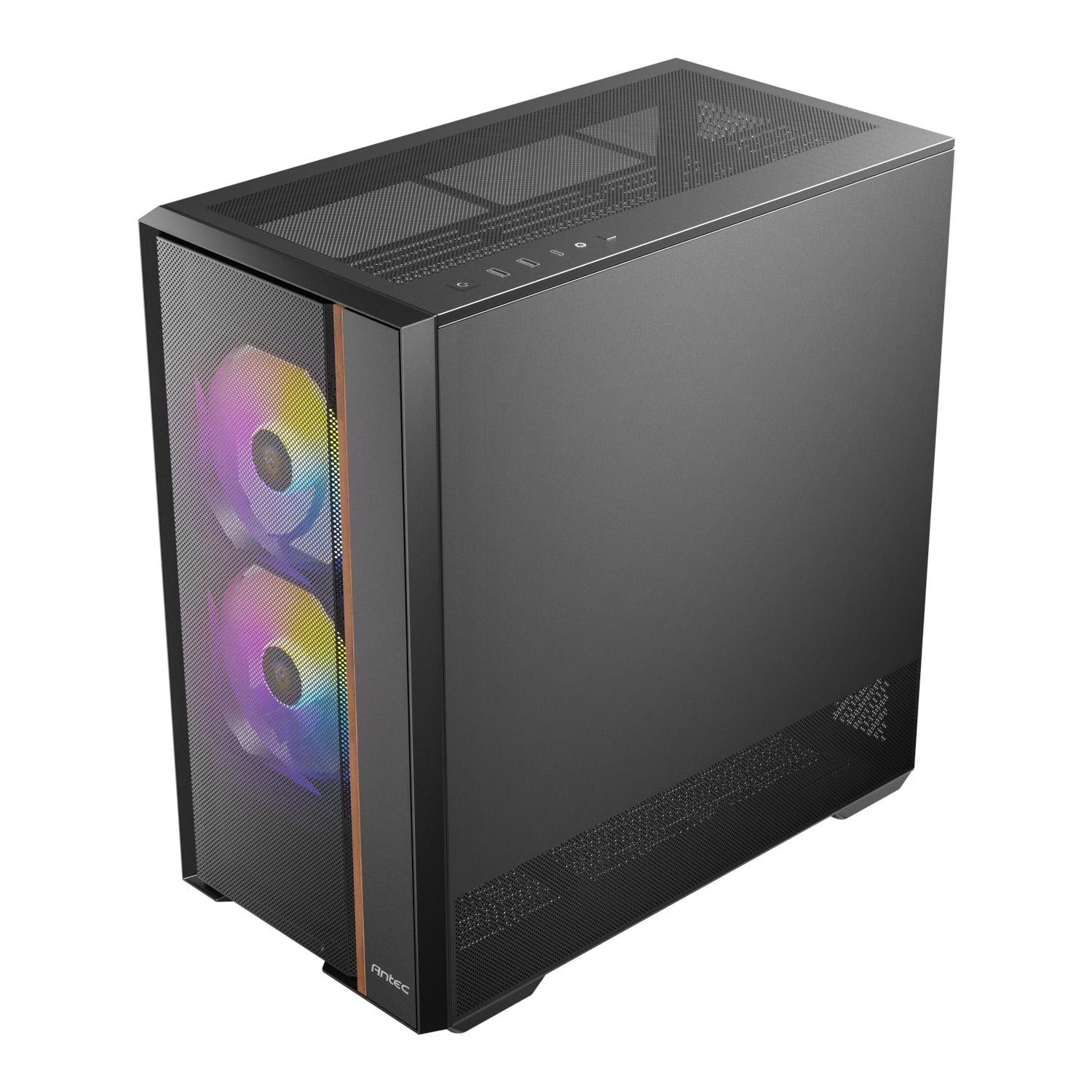 Antec FLUX Rear ARGB ATX Mid Tower Gaming Chassis - Black
