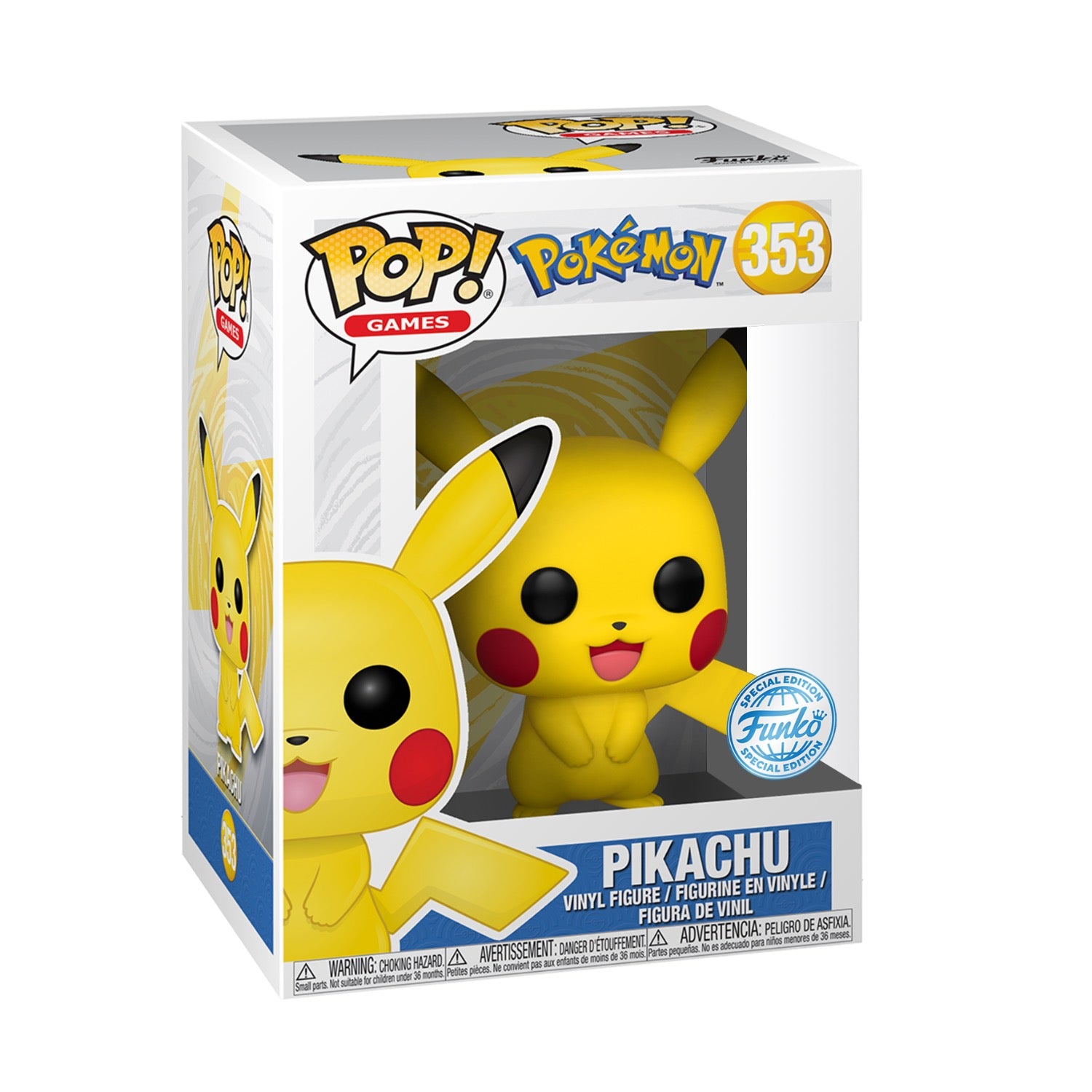 Funko Pop! Games: Pokemon - Pikachu (Special Edition)