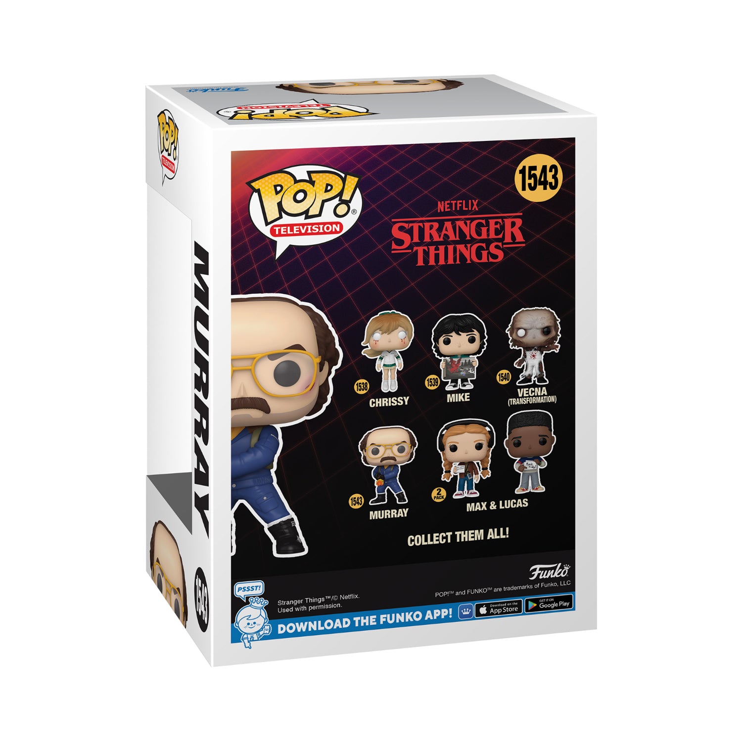 Funko Pop! Television: Netflix Stranger Things - Murray Bauman With Flamethrower