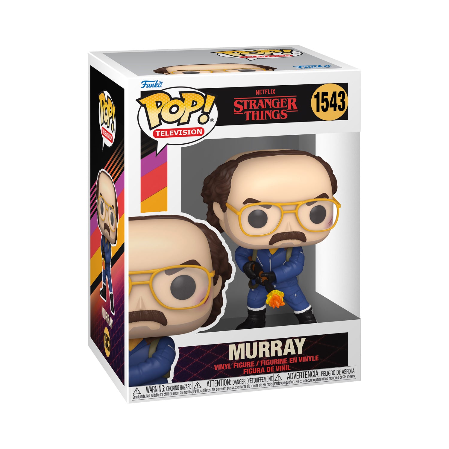 Funko Pop! Television: Netflix Stranger Things - Murray Bauman With Flamethrower
