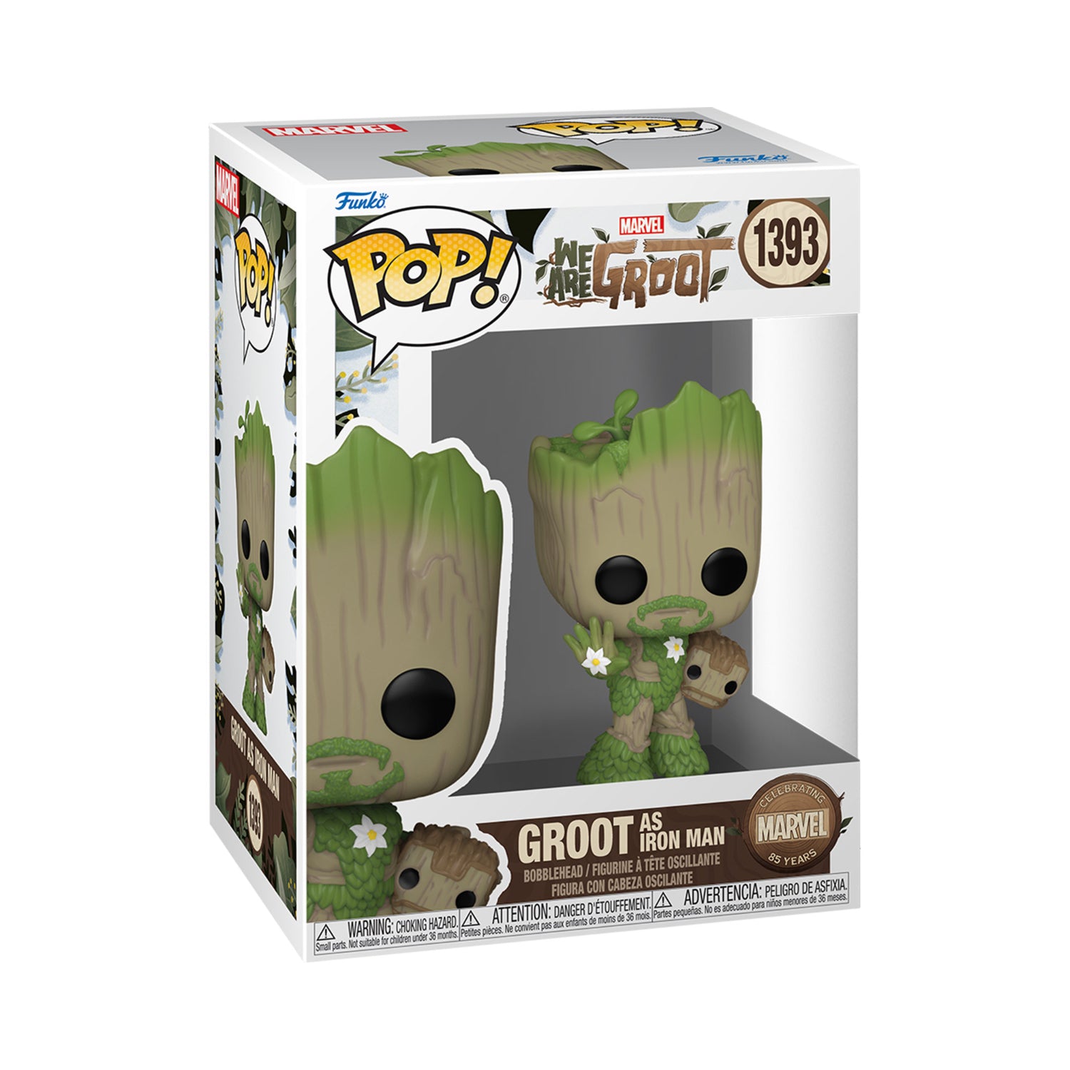 Funko Pop!: Marvel We Are Groot - Groot As Iron Man (Celebrating 85 Years Of Marvel)