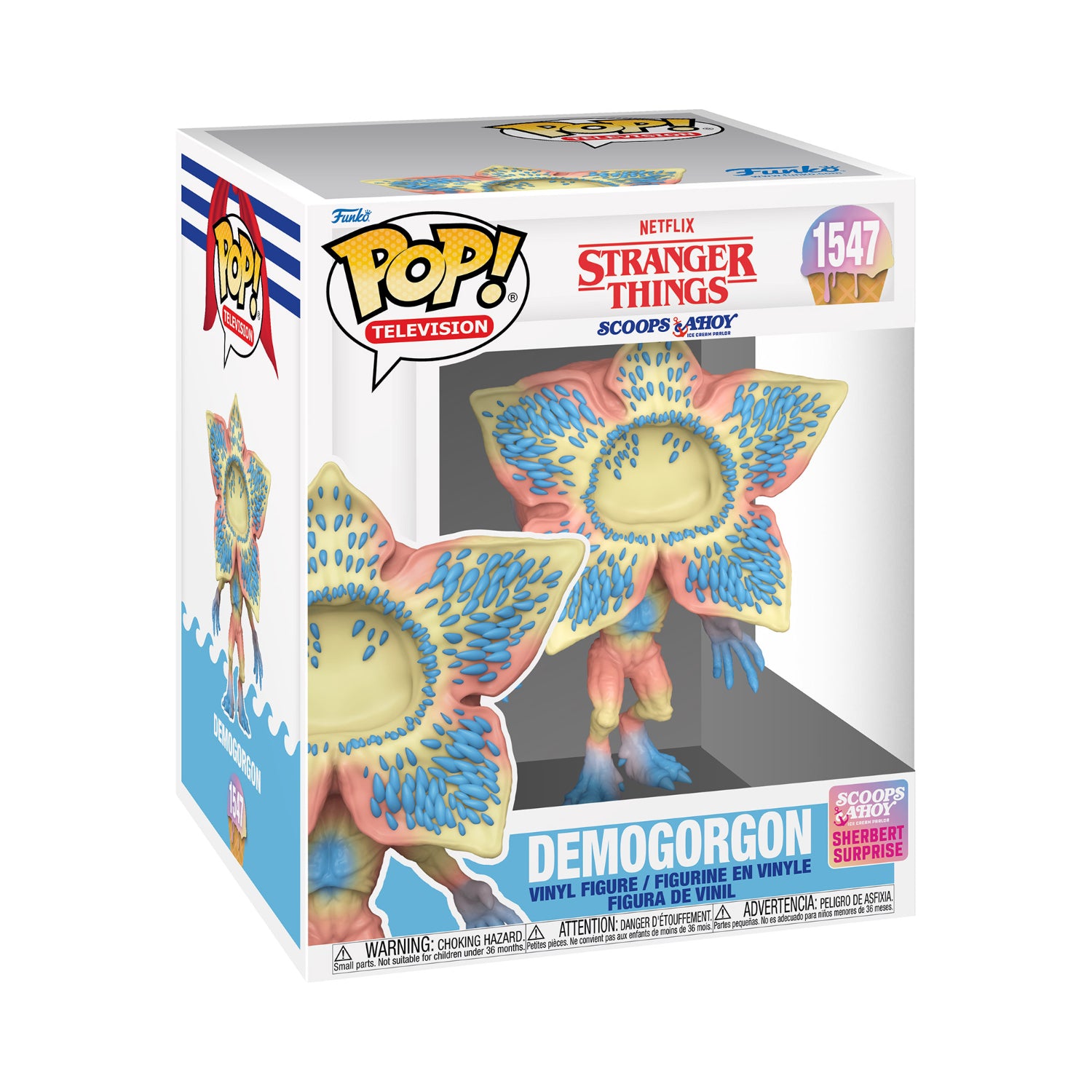 Funko Pop! Super Television: Netflix Stranger Things - Demogorgon (Scoops Ahoy Sherbert Surprise)