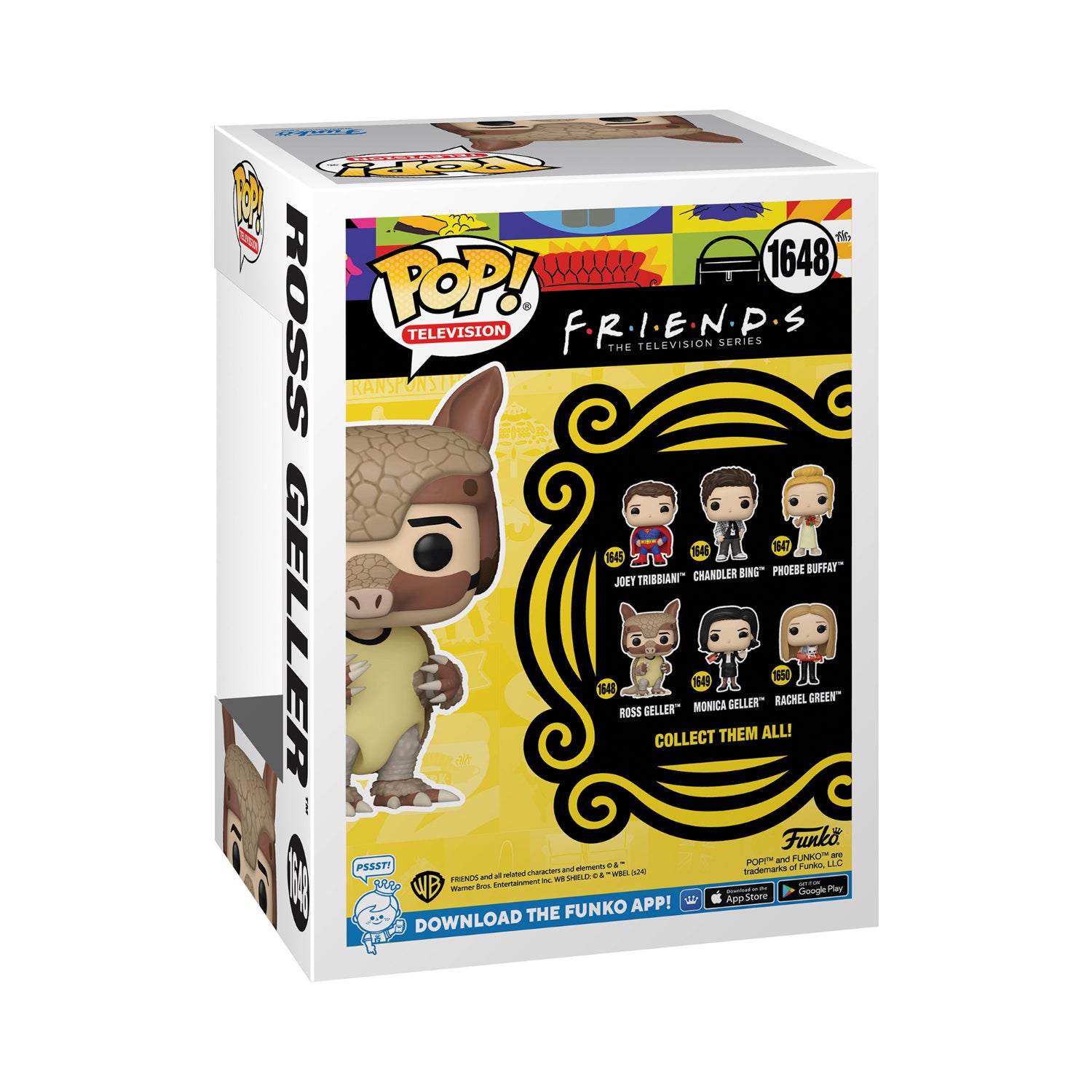 Funko Pop! Television: Friends The Television Series - Ross Geller Holiday Armadillo
