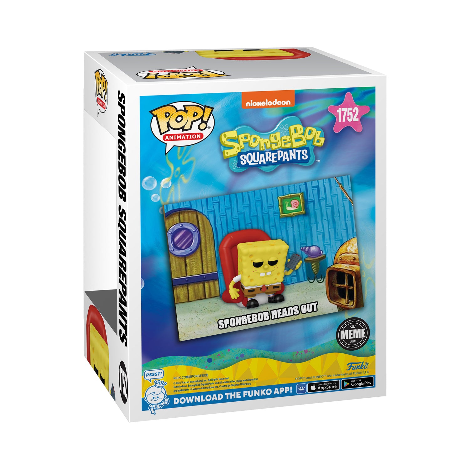 Funko Pop! Animation: SpongeBob Squarepants - SpongeBob Squarepants (Meme)