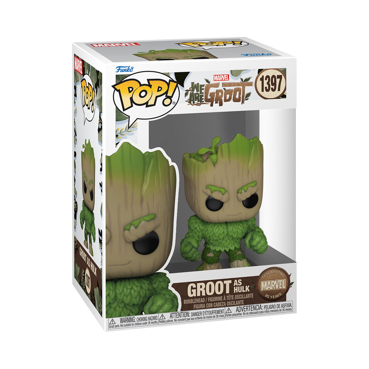 Funko Pop!: Marvel We Are Groot - Groot As Hulk (Celebrating 85 Years Of Marvel)