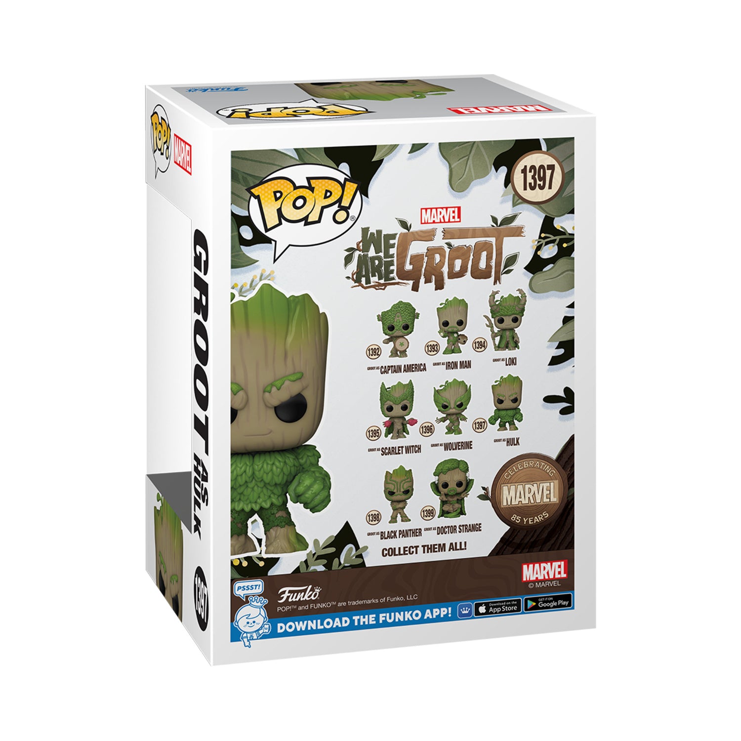 Funko Pop!: Marvel We Are Groot - Groot As Hulk (Celebrating 85 Years Of Marvel)