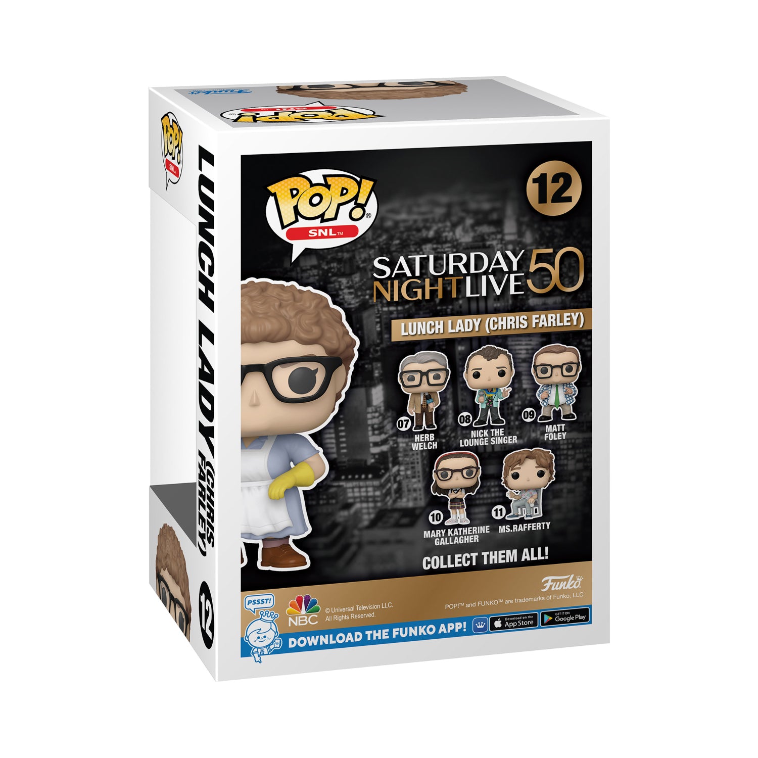 Funko Pop! SNL: Saturday Night Live 50 - Lunch Lady (Chris Farley)(Special Edition)