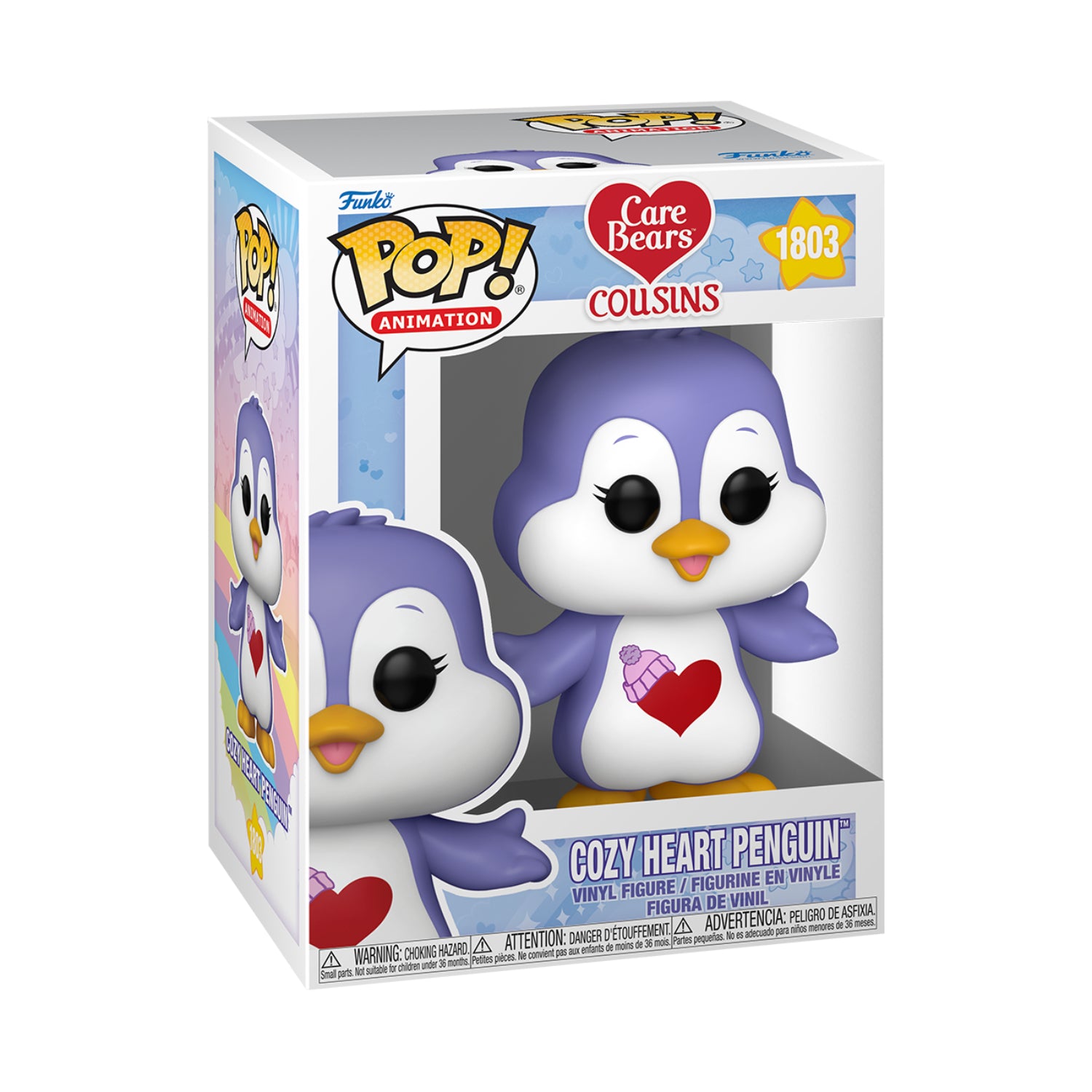 Funko Pop! Animation: Care Bears Cousins - Cozy Heart Penguin