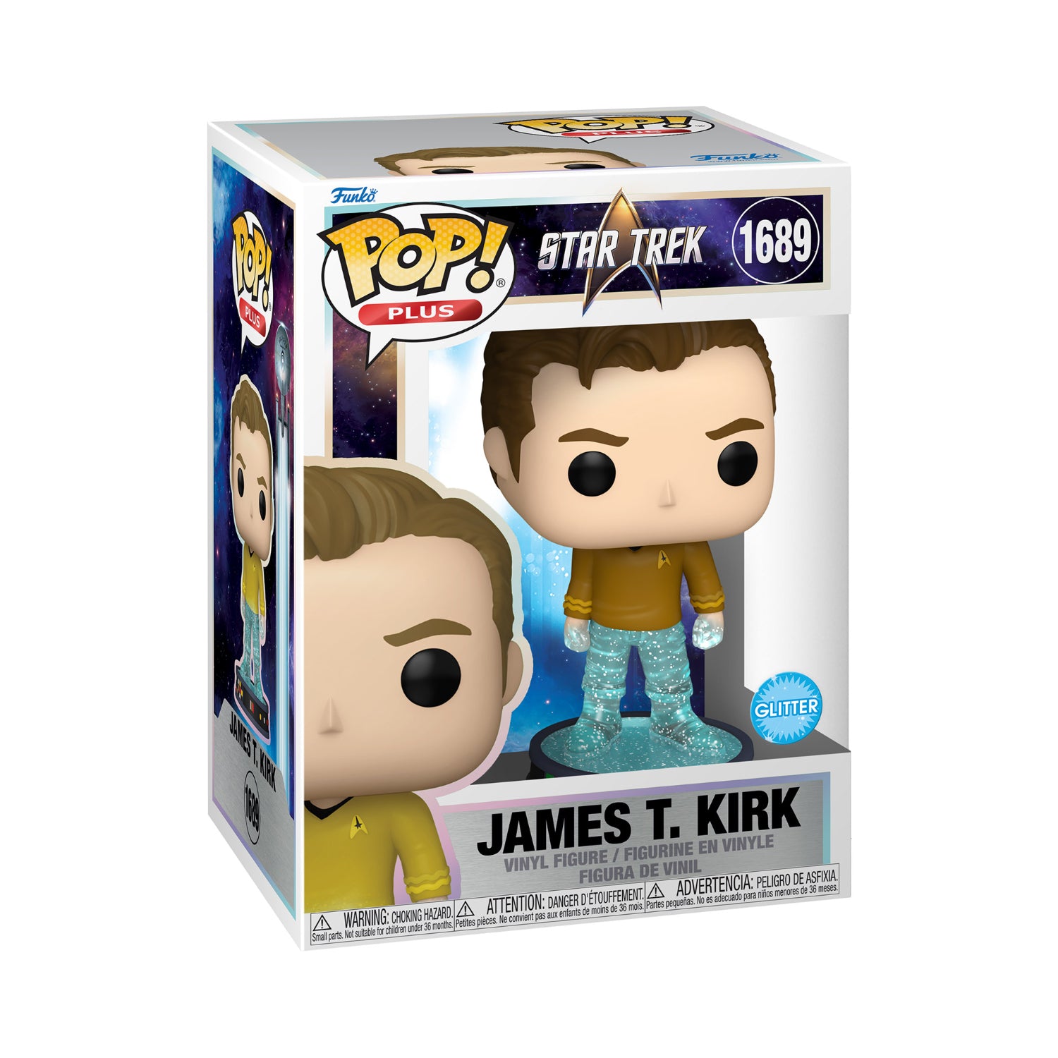 Funko Pop! Plus: Star Trek - James T. Kirk (Glitter)