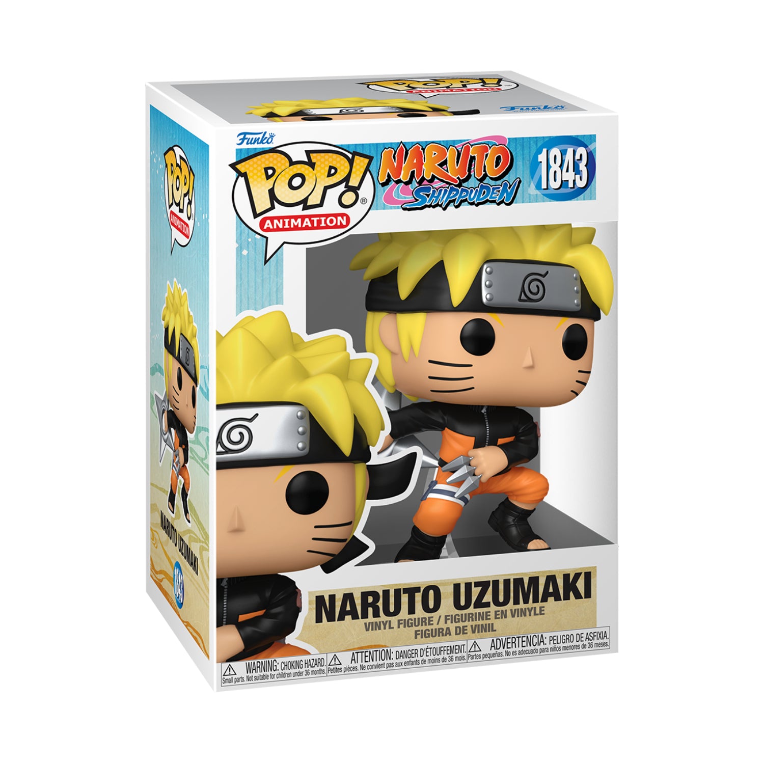 Funko Pop! Animation: Naruto Shippuden - Naruto Uzumaki with Kunai & Shuriken