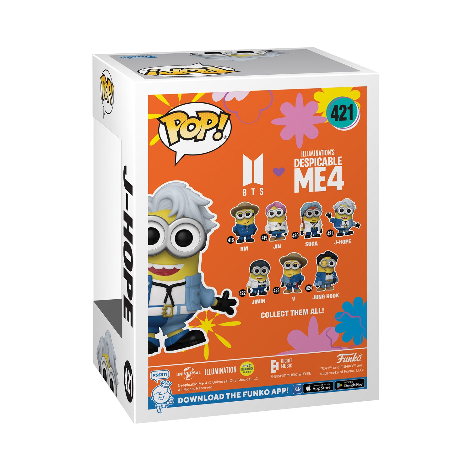 Funko Pop! Movies: Despicable Me 4 - J-Hope (Minion)