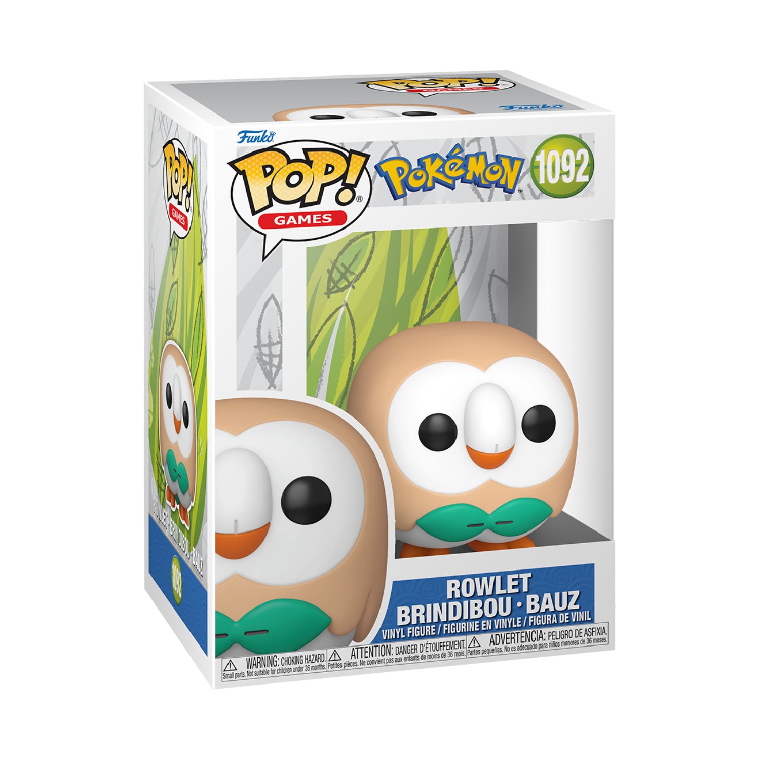 Funko Pop! Games: Pokemon - Rowlet Brindibou Bauz