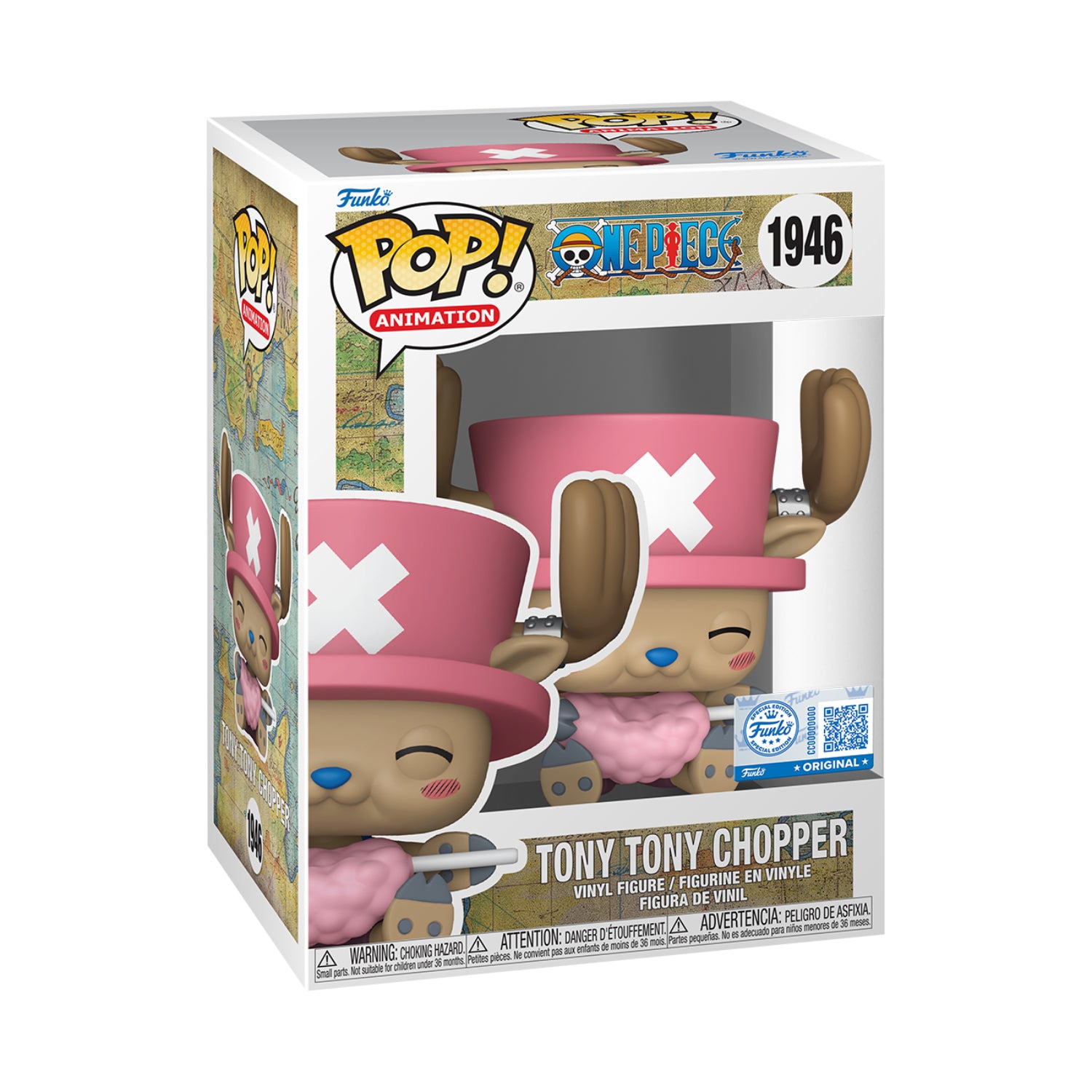 Funko Pop! Animation: One Piece - Tony Tony Chopper With Cotton Candy (Special Edition)