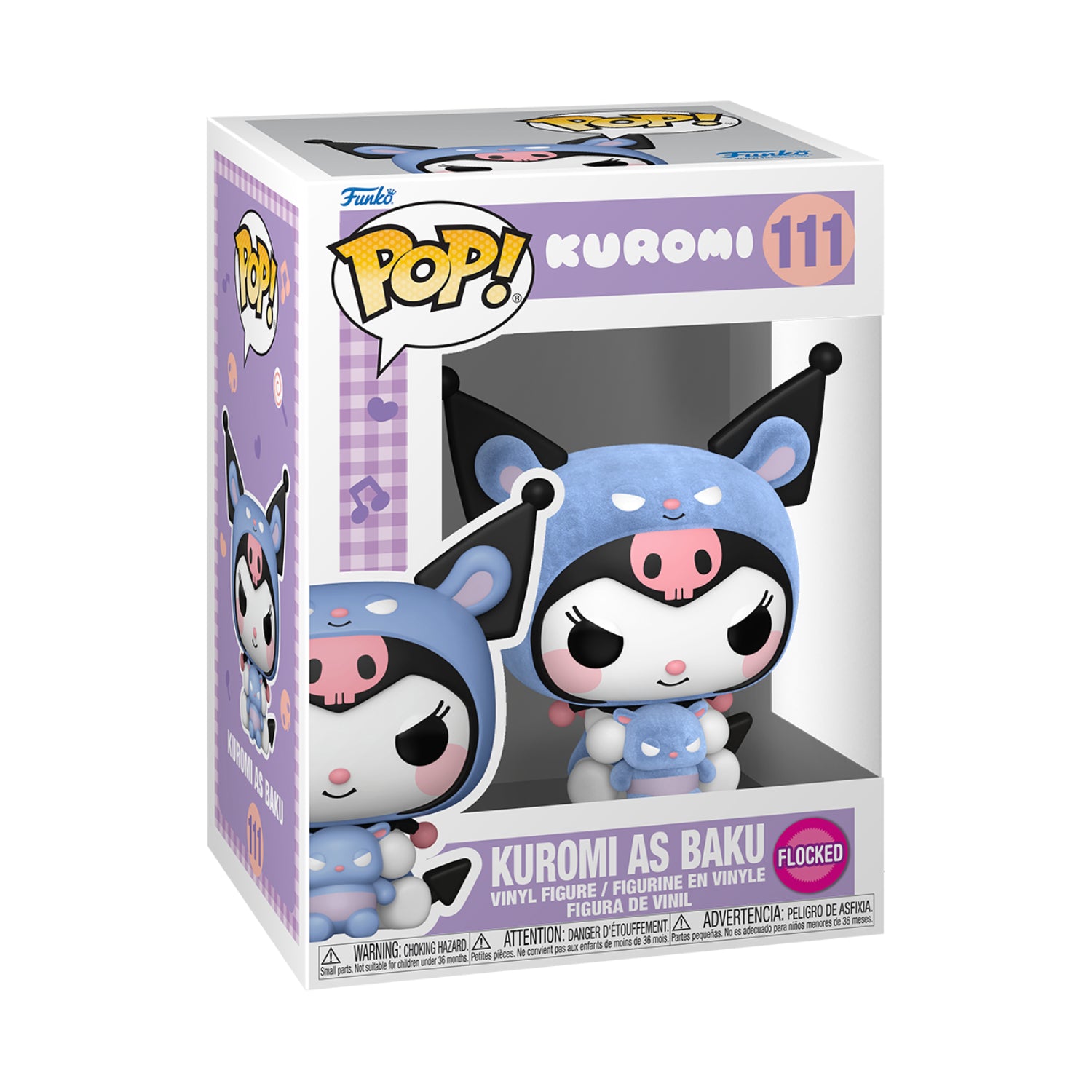 Funko Pop!: Kuromi - Kuromi As Baku (Flocked)