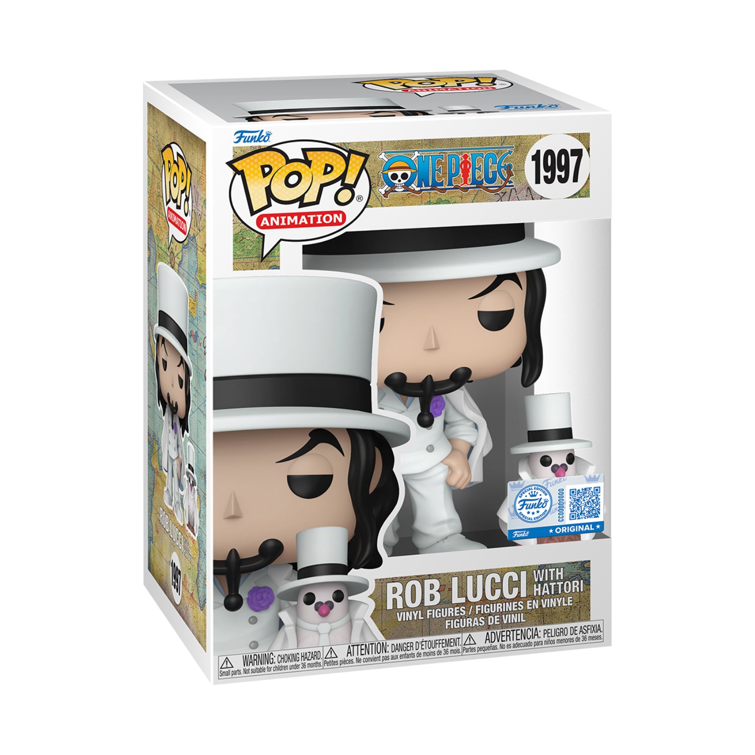 Funko Pop! Animation: One Piece - Rob Lucci With Hattori (Special Edition)