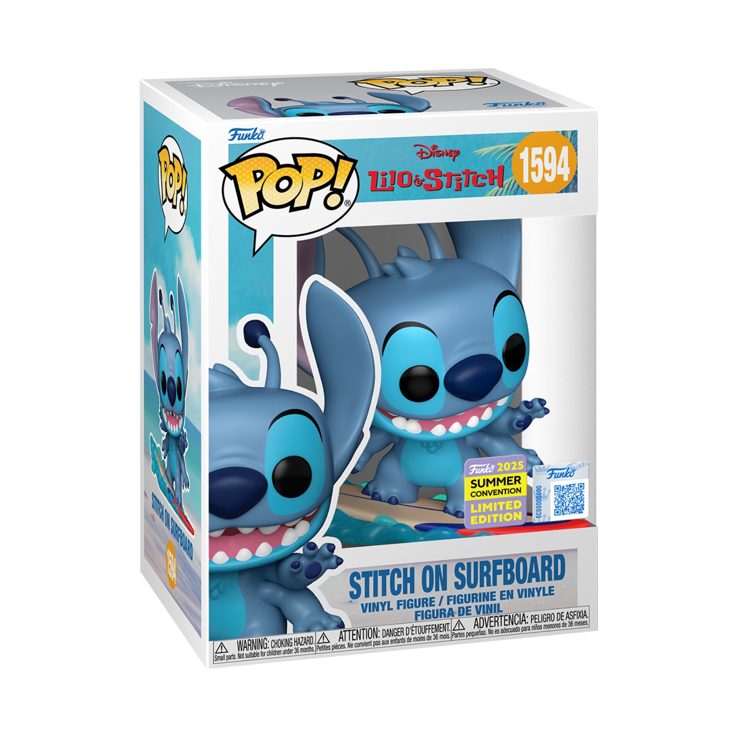 Funko Pop! Disney: Lilo & Stich - Stitch on Surfboard (Special Edition)