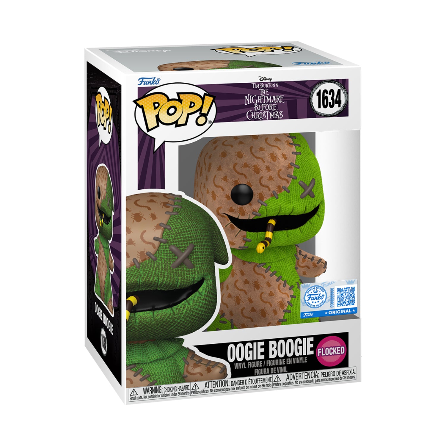 Funko Pop!: Tim Burtons The Nightmare Before Christmas - Oogie Boogie(Special Edition)