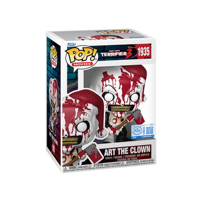 Funko Pop! Movies: Terrifier 3 - Art The Clown With Axe (Bloody) (Special Edition)