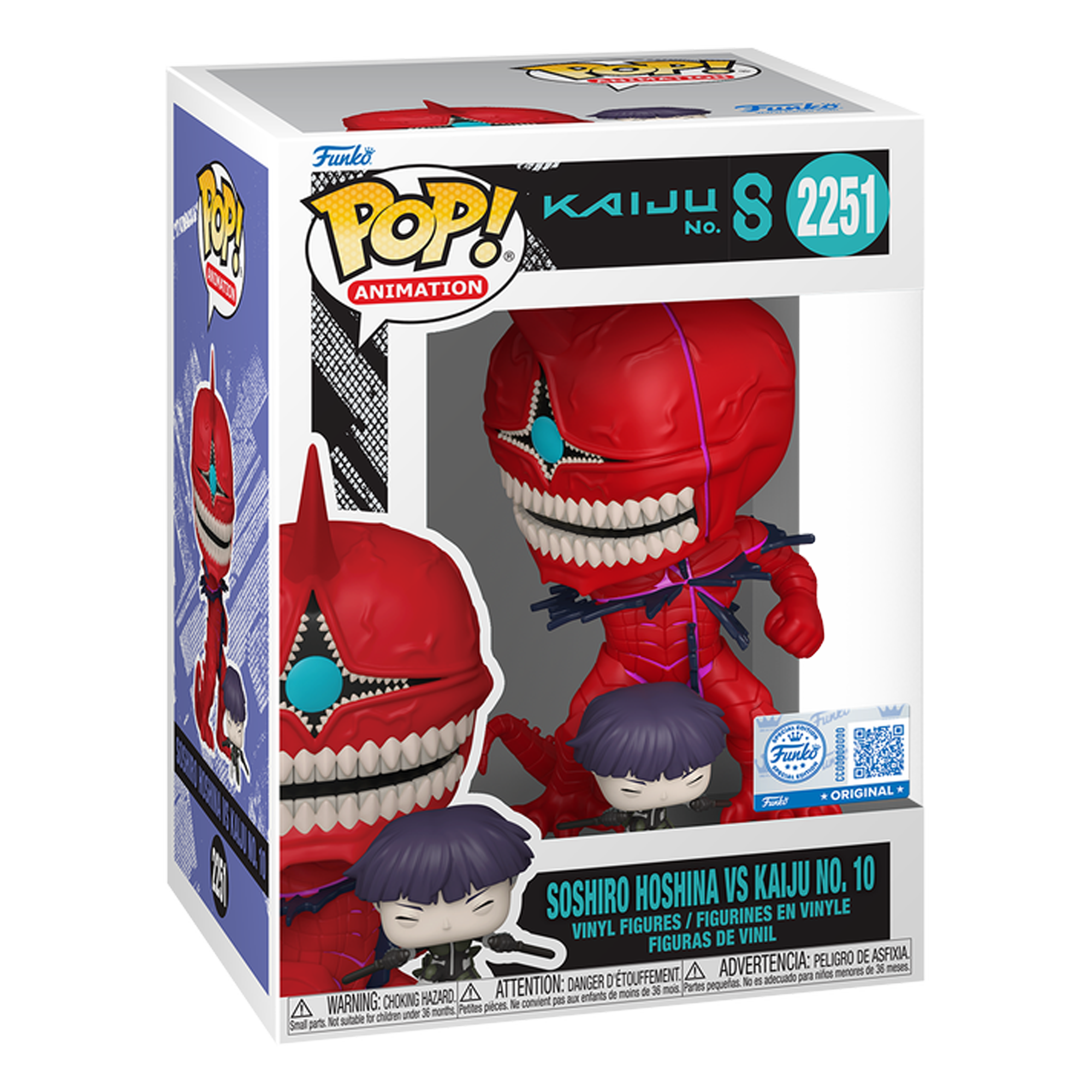 Funko Pop! & Buddy Animation: Kaiju No. 8 - Soshiro Hoshina vs Kaiju No. 10 (Special Edition)