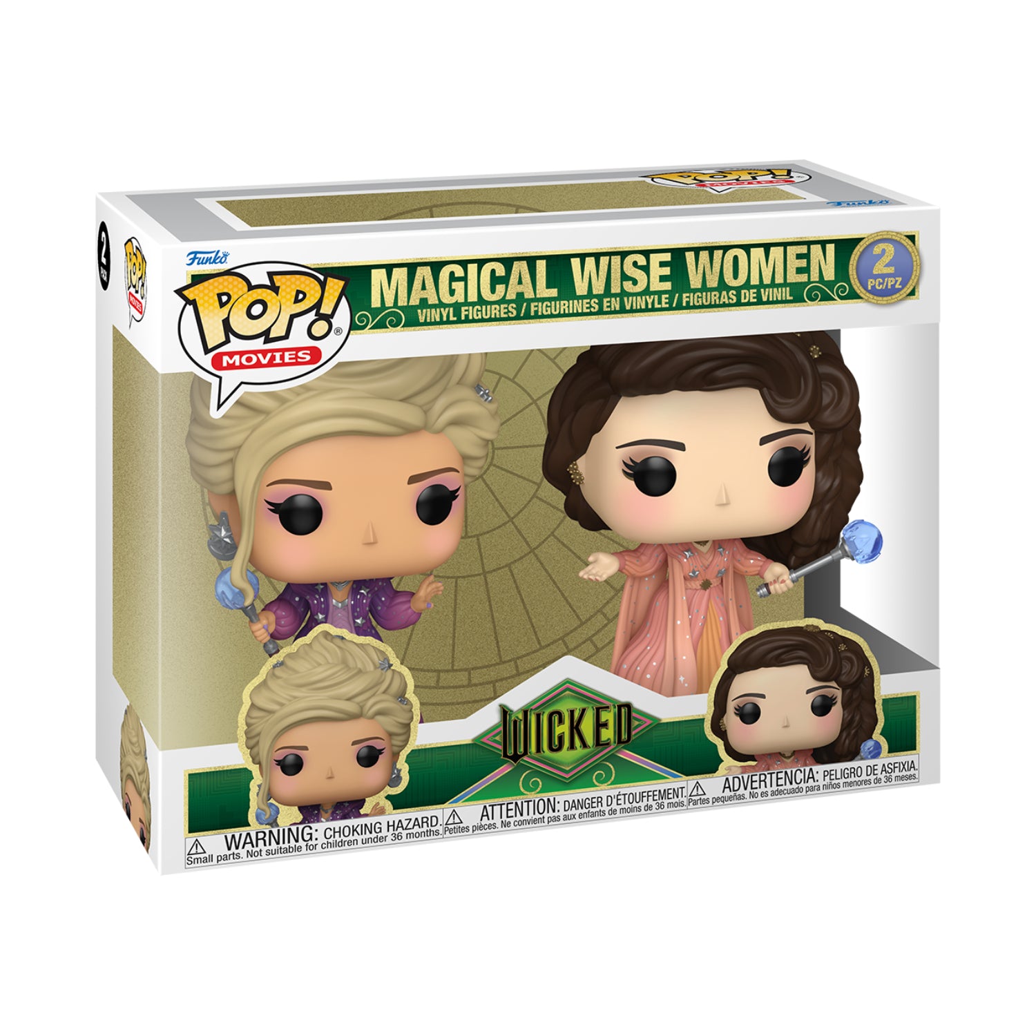 Funko Pop! Movies: Wicked - Magical Wise Women 2-Pack