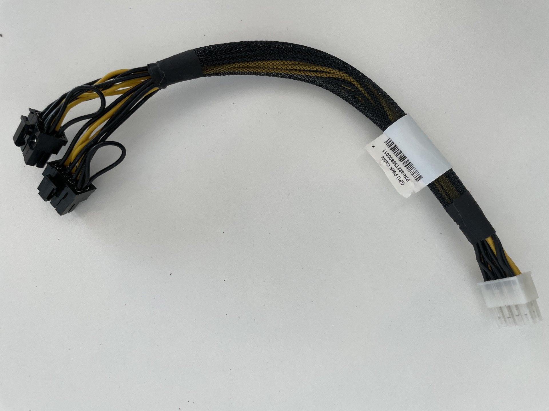 MITAC Dual 8-pin (2*3+2*1) PCI-E Power Cable, 250mm (used for graphic devices) | SKU FRU-CS0990