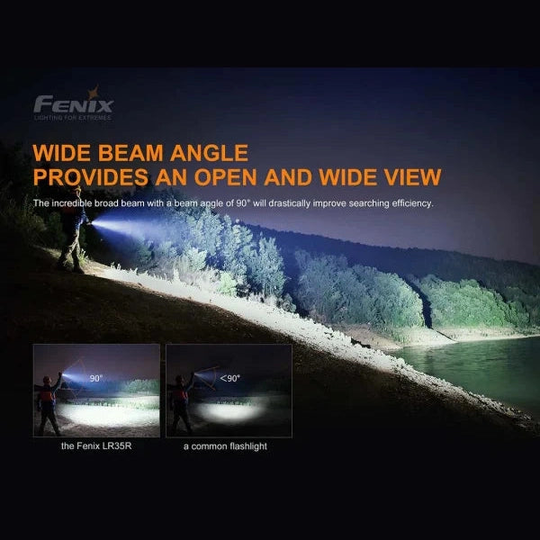 Fenix LR35R LED Flashlight (Black)