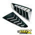 Suitable To Fit - Ford Mustang Gloss Black Plastic Side Window Louver