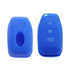 Suitable To Fit - Ford Silicone 3-button Key Cover - Blue