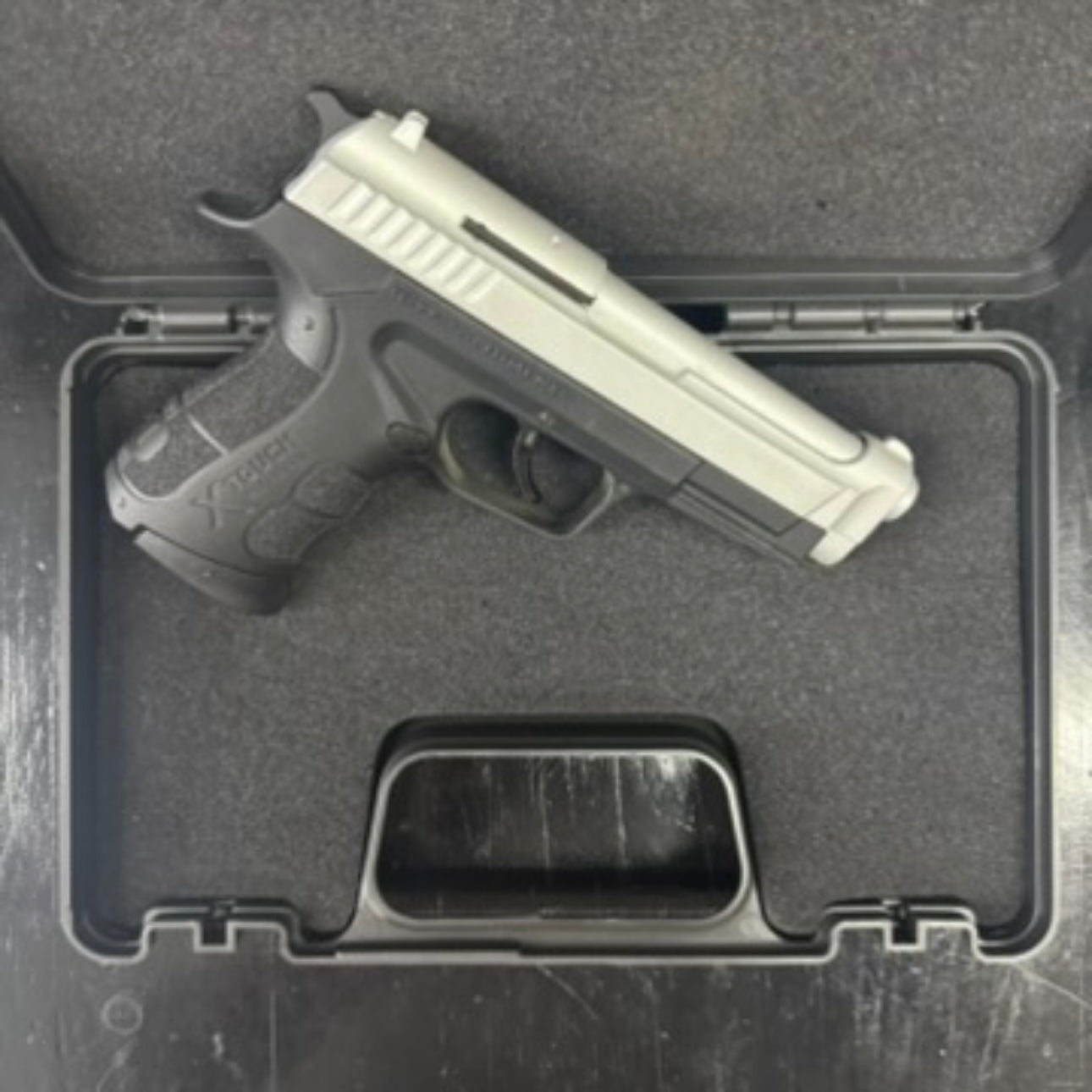 Retay XPRO Mat Chrome Blank/Pepper Gun (Semi Auto|14+1|9mm PAK)