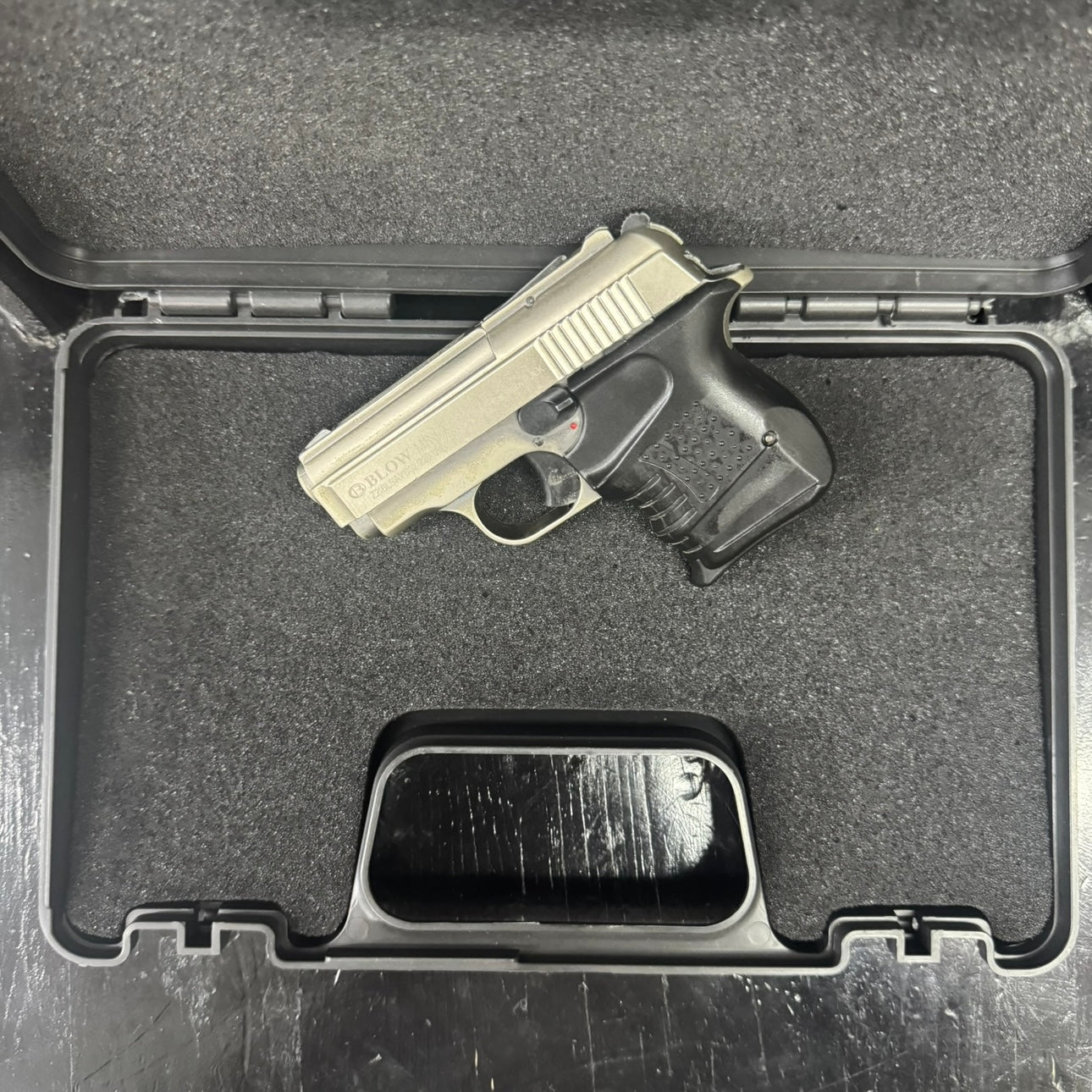 Blow Mini 9 Satina Blank/Pepper Gun (Semi Auto|5+1|9mm PAK)