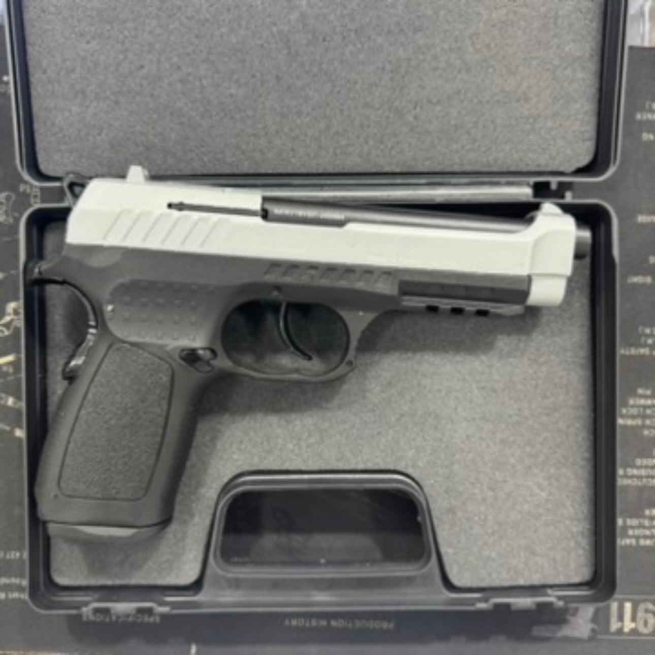 Kuzey F92 Fumed Blank/Pepper Gun (Semi Auto|18+1|9mm PAK)