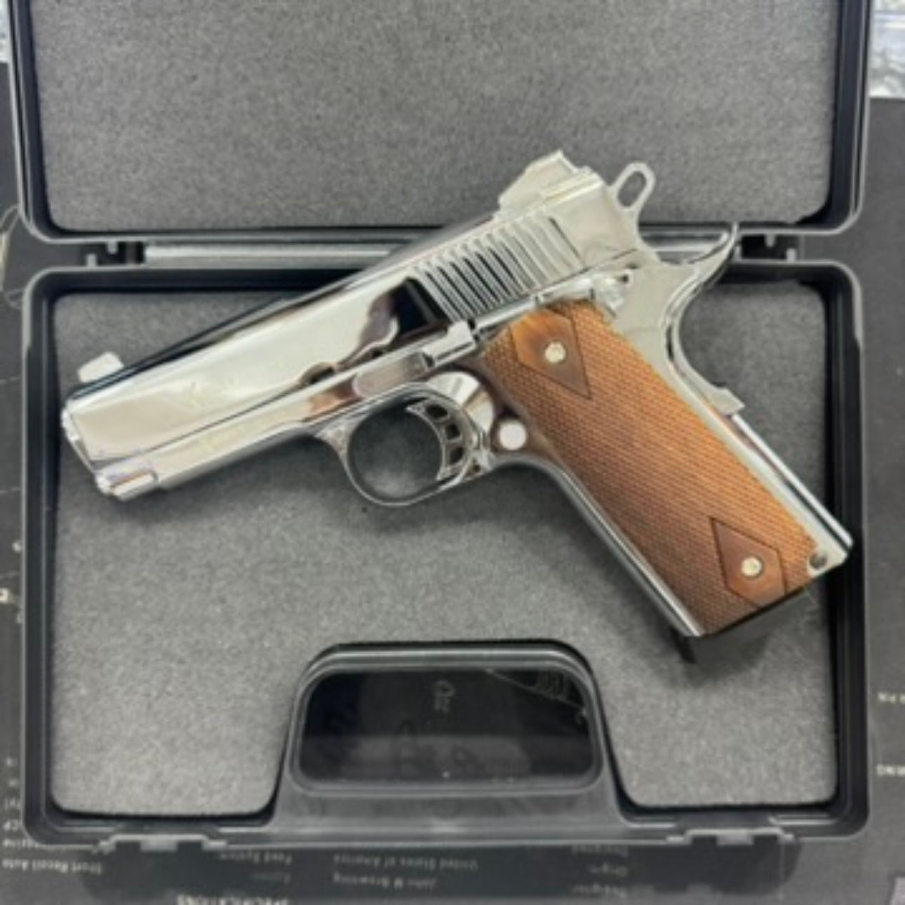 Kuzey 911 SX Chrome Blank/Pepper Gun (Semi Auto|9+1|9mm PAK)