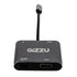 Gizzu 4-in-1 Type-C to HDMI/VGA/USB3.0 Hub