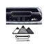 TRD Tri Colour Mountain Peak Design Grille Badge (Black/Grey/White)