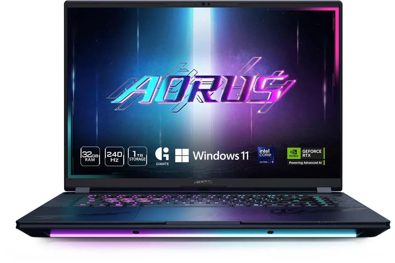 GIGABYTE - 16" GeForce RTX 5070 Ti Laptop GPU - Intel Core Ultra 9 275HX - 32GB Memory - 1 TB SSD - Windows 11 Home Advanced Gaming Laptop - 240 Hz OLED (AORUS MASTER 16 BXHC4USE64SH) | SKU GB-16M65SH