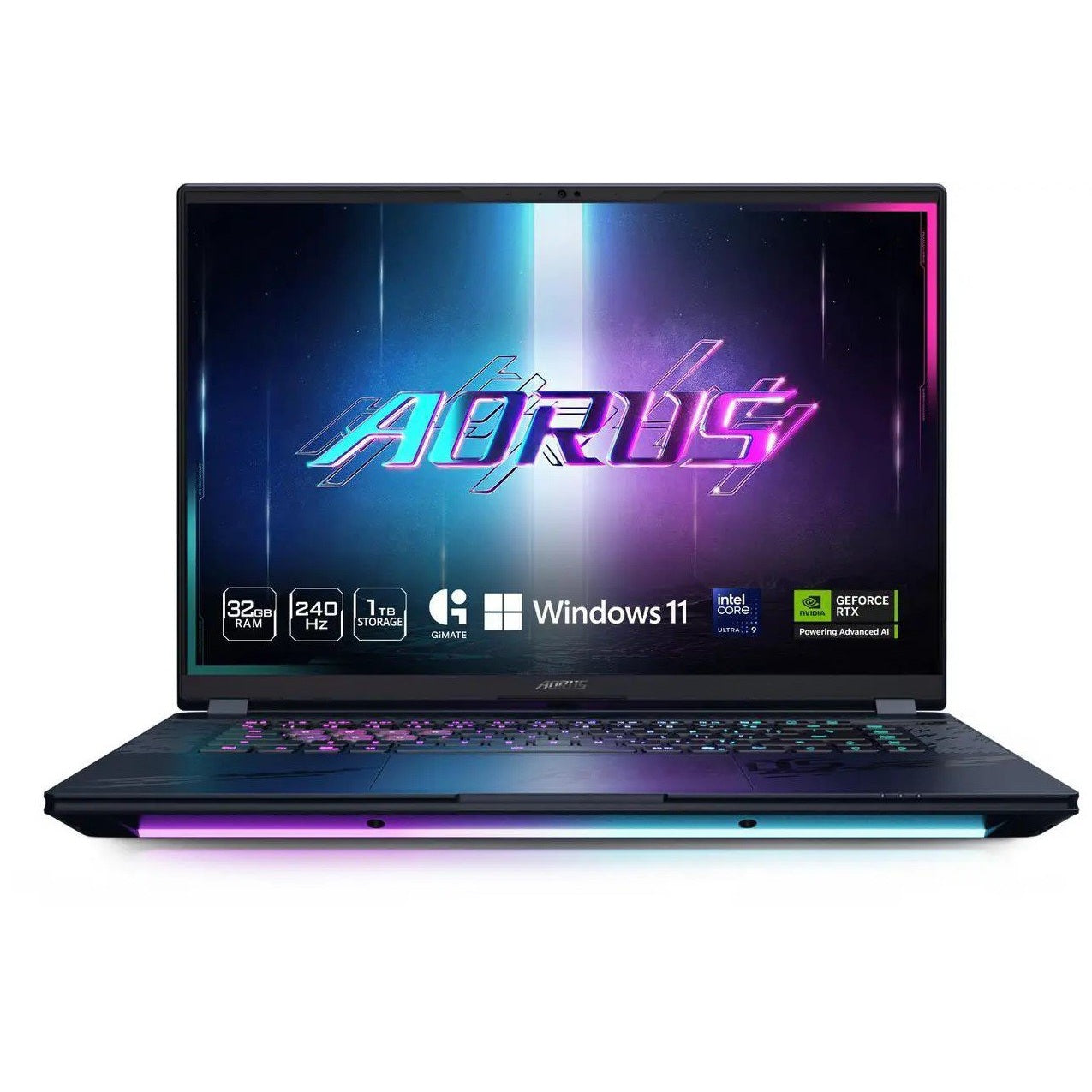 GIGABYTE - 16" GeForce RTX 5070 Ti Laptop GPU - Intel Core Ultra 9 275HX - 32GB Memory - 1 TB SSD - Windows 11 Home Advanced Gaming Laptop - 240 Hz OLED (AORUS MASTER 16 BXHC4USE64SH) | SKU GB-16M65SH