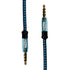 Gizzu 3.5mm AUX Cable 1.5m - Black/Blue