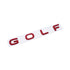 R Chrome and  Red Stick-on Badge