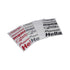 Universal Vinyl Door Side Skirt Sticker Set