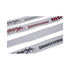 Toyota TRD Bull-Horn Design Vinyl Sticker (White & Red) 10x10cm