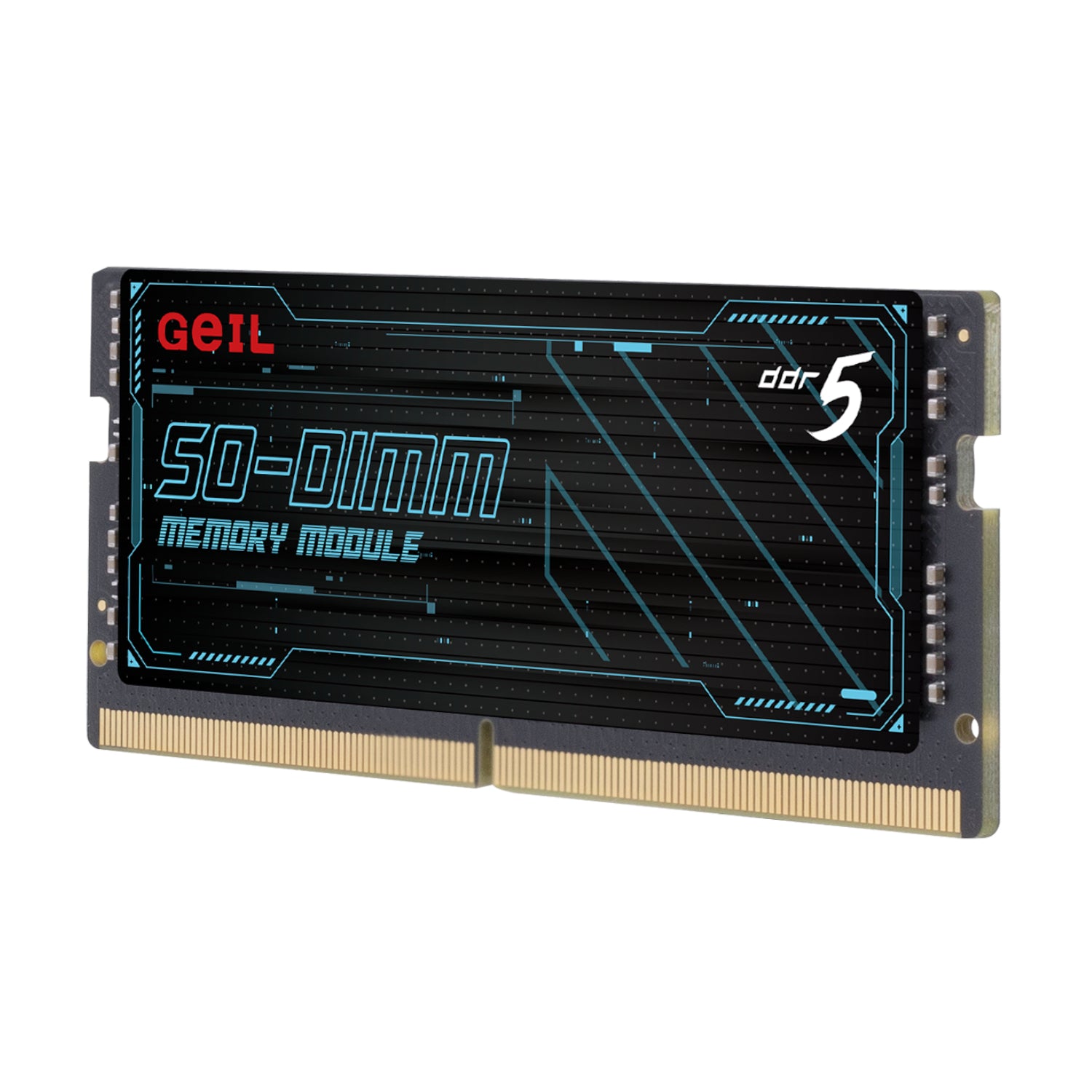 GeIL Pristine 8GB DDR5 5600MHz Notebook Memory – Black