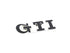 Gloss Red GT Racing Sticker Badge (9x2cm)