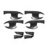 GWM P Series (21-On) Matte Black 4-Piece Door Cup Covers